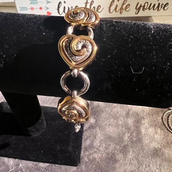 Brighton Penelope Heart Bracelet, gold/silver - Picture 2 of 5